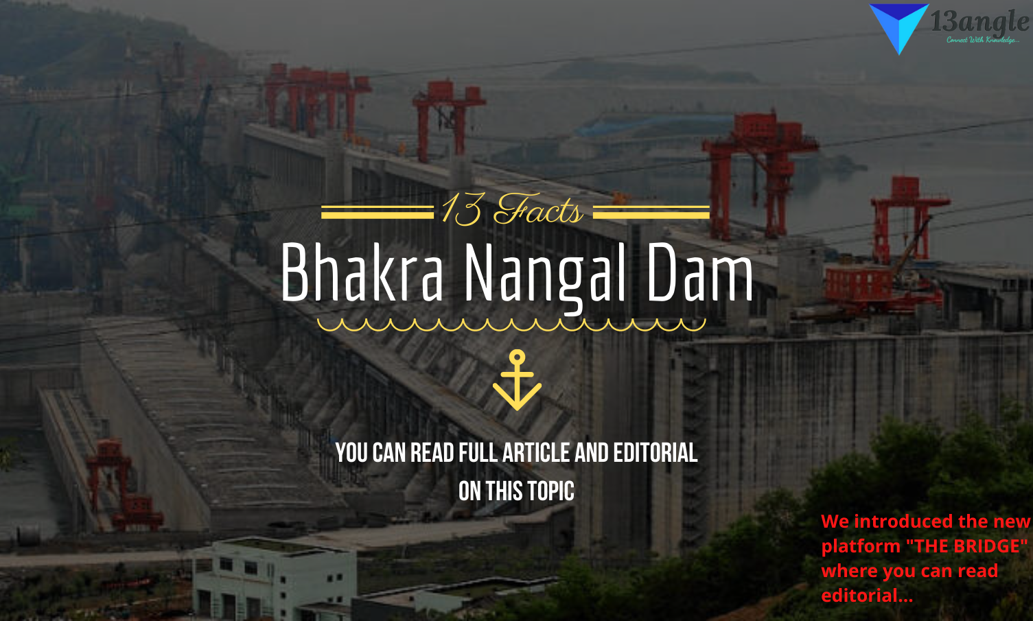 Bhakra Nangal Dam- 13angle.com