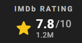 IMDb rating for Avatar- The Bridge