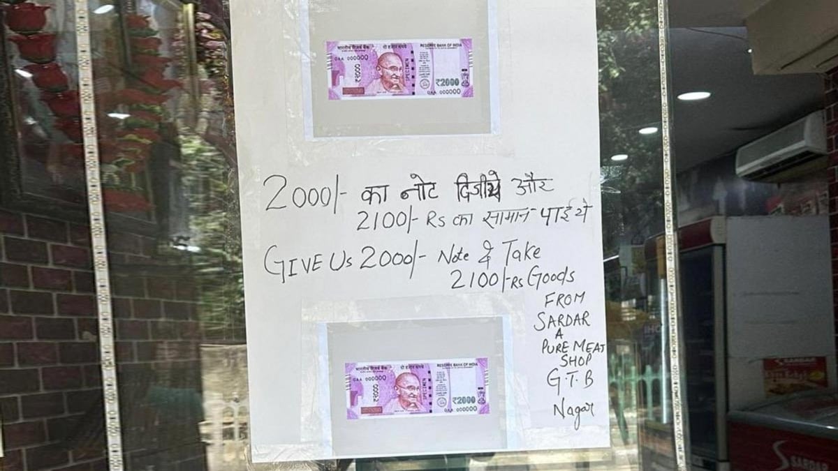 Delhi Meat Shop Offers Goods Worth 2100 For Rs 2000 Note, Internet Applauds Marketing Move