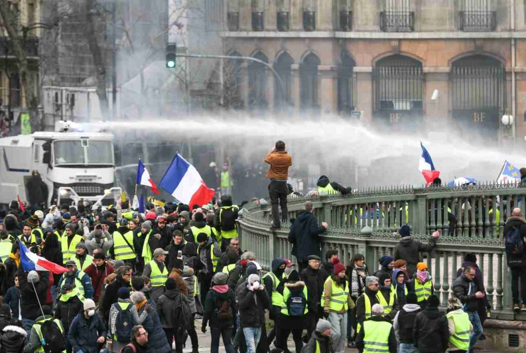 International Context on Examining France's Ongoing Civil Disobedience- 13angle