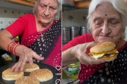 "Cutest Chef": Dadi's Aloo Tikki Burger Recipe Leaves Internet Impressed - Watch Video