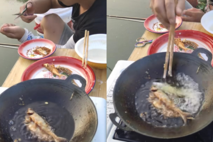 "Real Fast Food": Internet Impressed By Man's 'Instant' Process Of Catching And Cooking Fish