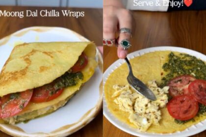 Moong Dal Chilla Wrap: This High-Protein Wrap Recipe Will Make Your Morning Meals More Nutritious