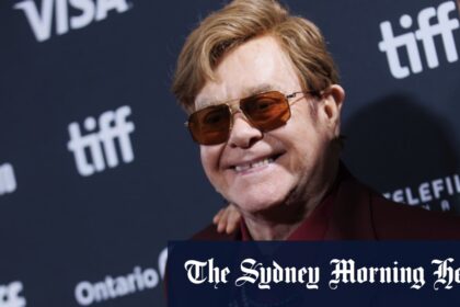 ‘I can’t see a lyric’: Elton John partially lost sight after eye infection