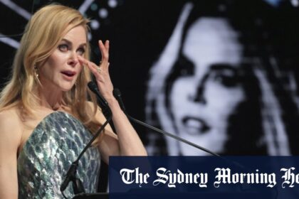 ‘This is for you’: Nicole Kidman’s tearful dedication to late mother