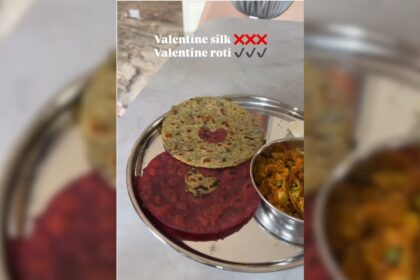 Viral Video: Woman's "Valentine-Edition Parantha" For Husband Is A Hit Online