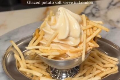 Viral Video Shows Ice Cream Topped With Crisp Potato, Internet Gives A Thumbs Up