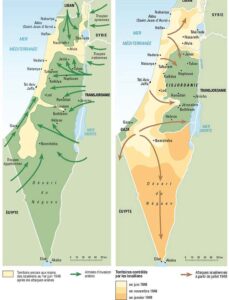 Israel Map(1948-49)- 13angle.com