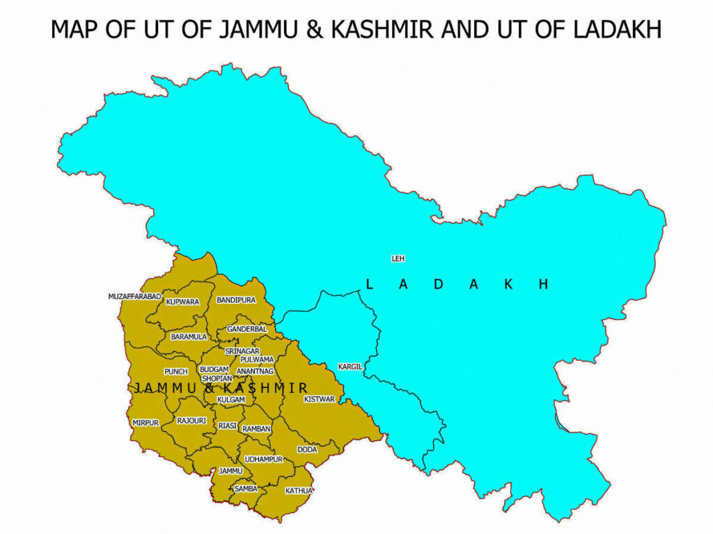 Ladhak Map- 13angle.com