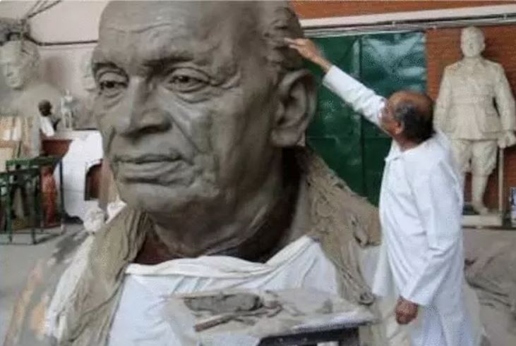 Head design of Sardar Vallabhbhai Patel in Statue- 13angle.com