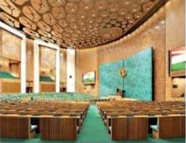 interior design of Lok Sabha- 13angle.com