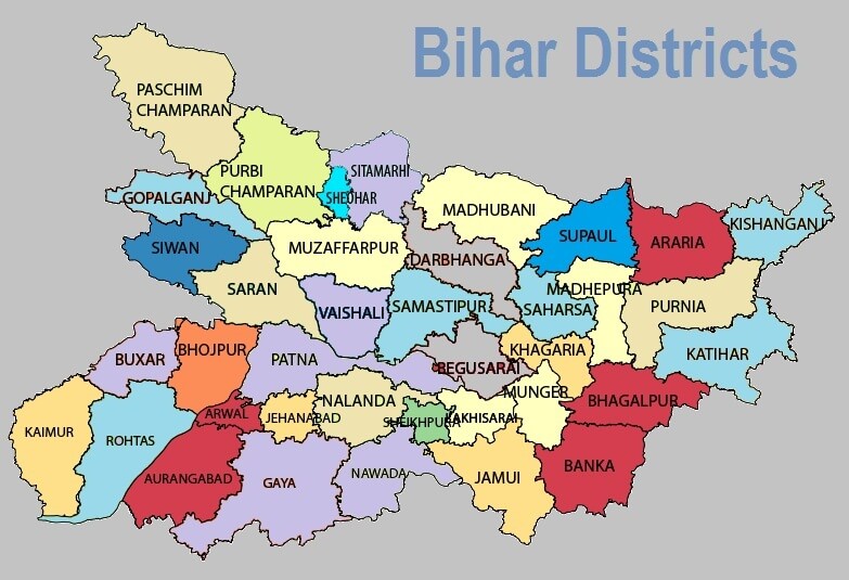 Bihar Districts- 13angle.com