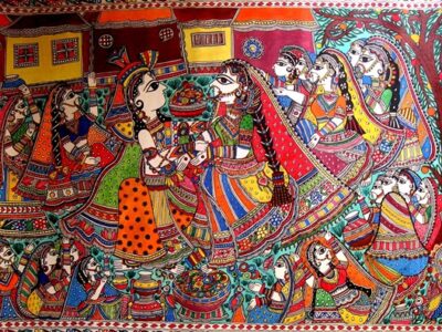 Lord Rama and His consort, Sita art- 13angle.com