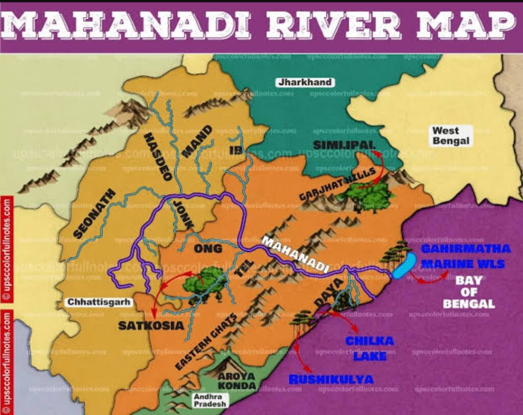 mahanadi river map upsc        <h3 class=