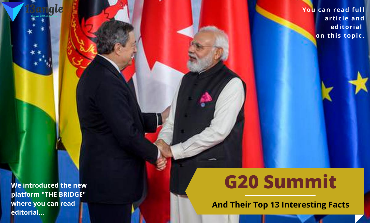 G20 Summit and their top 13 interesting facts- 13angle.com