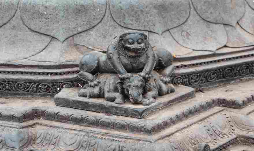 A sculpture in Jagannath temple- 13angle.com