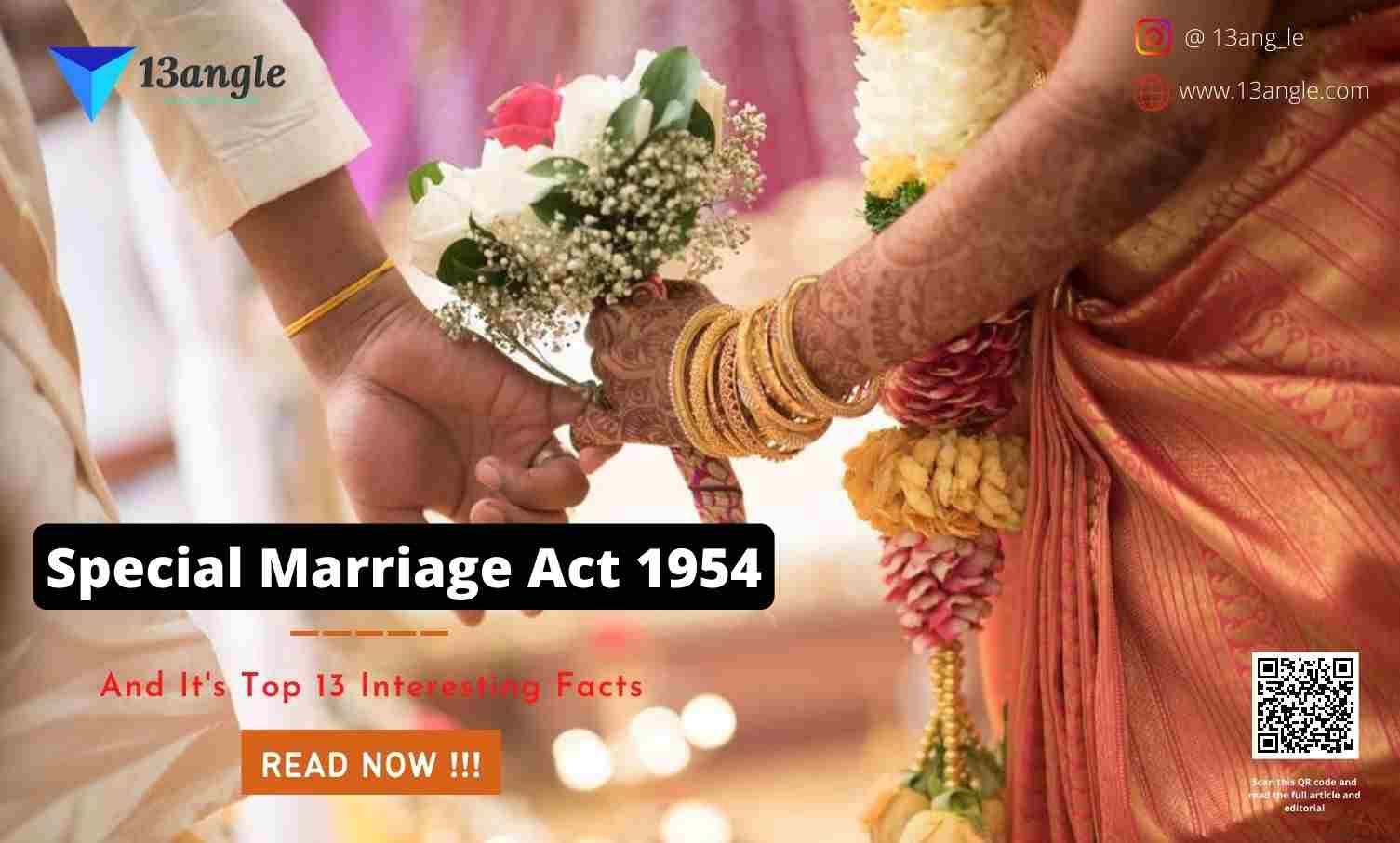 Special Marriage Act 1954- 13angle.com