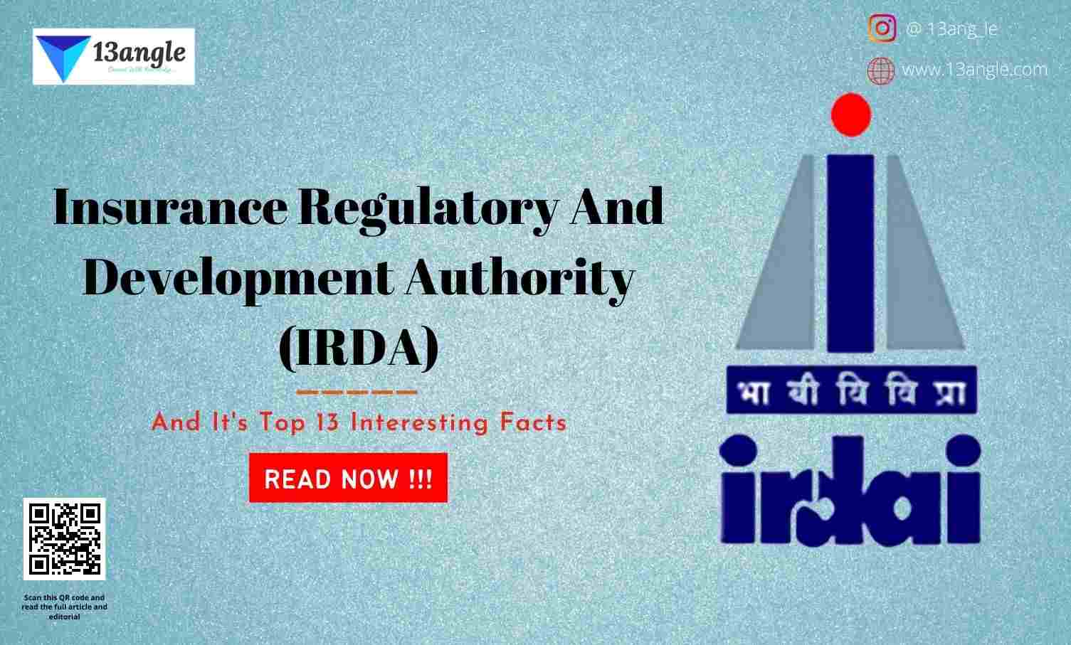 Insurance Regulatory And Development Authority (IRDA)- 13angle.com