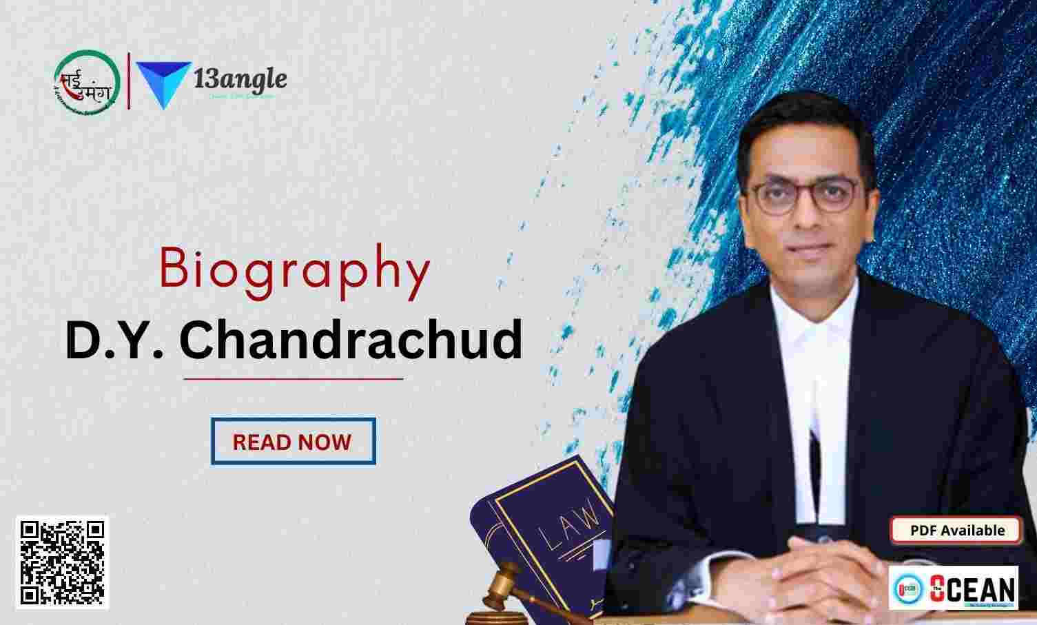 Biography of D.Y. Chandrachud- नई उमंग (13angle)