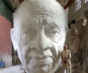 Head design of Sardar Vallabhbhai Patel in Statue- 13angle.com